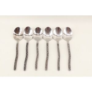 Gourmet‎ Settings New Wave 6 Tablespoons Place Oval Soup Spoon Flatware GS